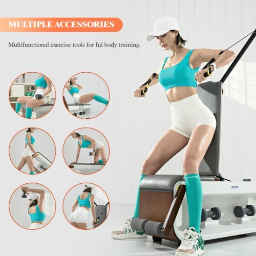 Free-fit bench complete Smart Indoor Fitness Equipment Multifunction Fitness Bench for Home Gym Workouts and Exercise